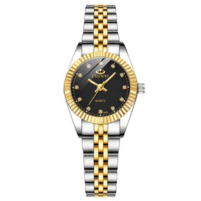 Relógio Feminino Banhado a Ouro 18k Original CHENXI Velavue