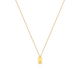 Colar com Pingente Inicial Dourado Velavue