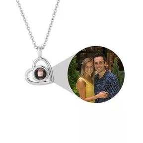 Colar com Pingente Coração Foto Personalizável Velavue