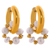 Brinco Argola com Pérolas Velavue