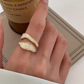 Anel Duplo Esmaltado Velavue