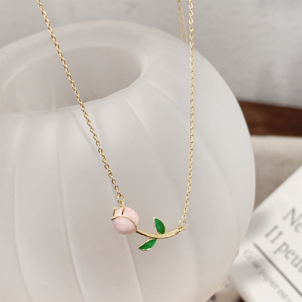 Colar Com Pingente de Rosa Velavue