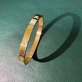 Pulseira Dourada com Zircônia Velavue
