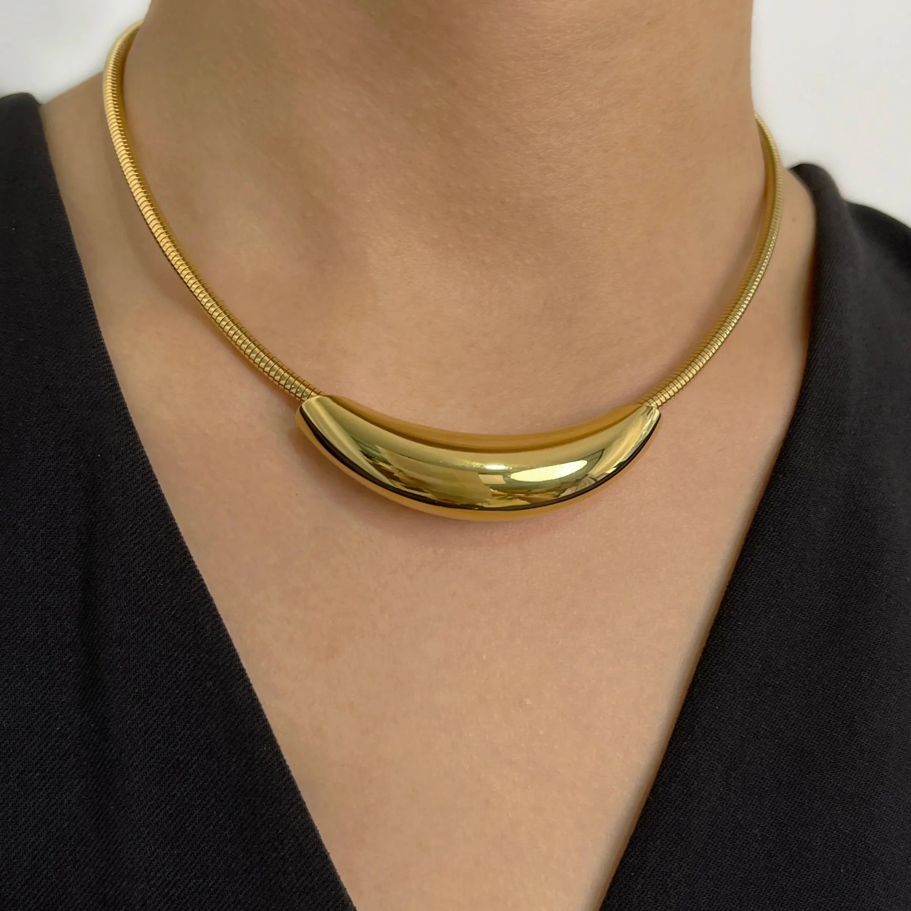 Colar Luxe Feminino Banhado a Ouro Velavue