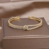 Bracelete Cravejado Nó Central Velavue