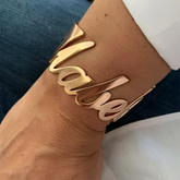 Bracelete Nome Personalizado Velavue