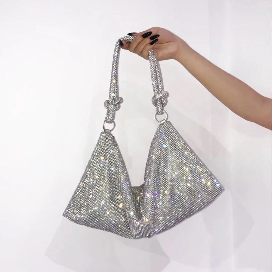 Bolsa Saquinho Shoulder Bag Crystal Velavue