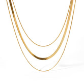 Colar Triplo Banhado a Ouro 18K Velavue