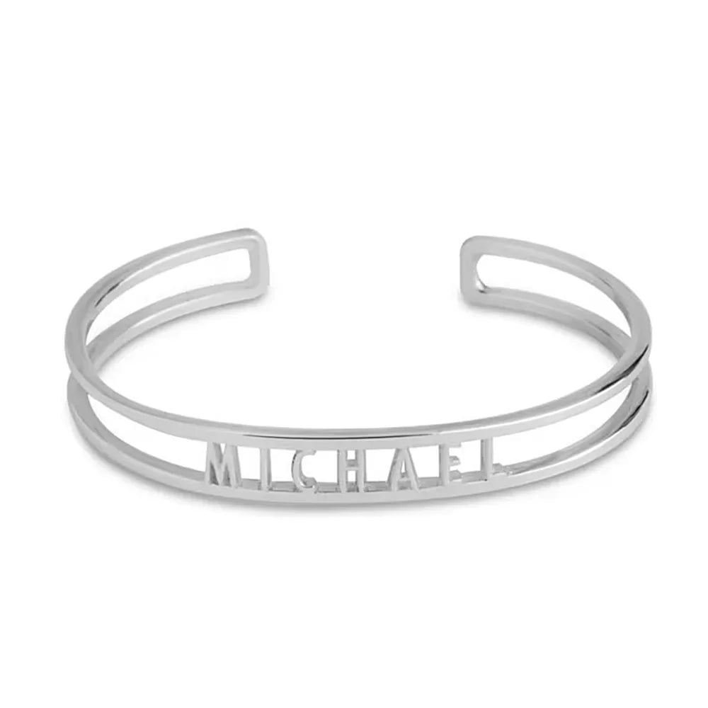 Pulseira com Nome Personalizado Vazado Velavue