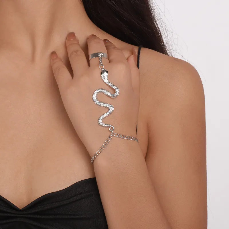 Pulseira com Anel Cobra Velavue
