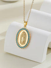 Colares com Pingente Virgem Maria Banhado a Ouro 18K Velavue