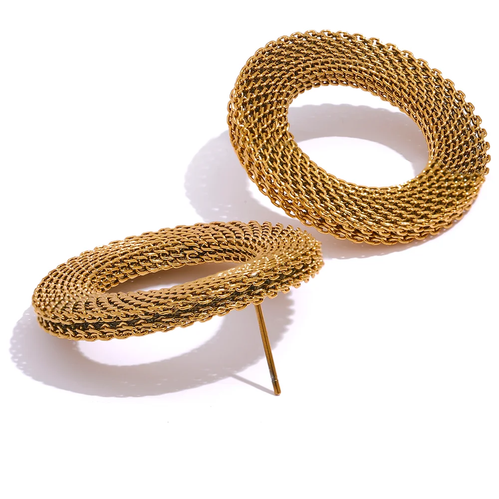Brinco Redondo Dourado Luxe Velavue