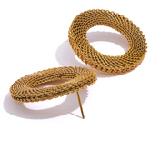 Brinco Redondo Dourado Luxe Velavue