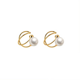 Brinco de Pressão Dourado Perola Velavue