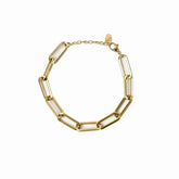 Pulseira Corrente Clipe Banhado a Ouro 18k Velavue