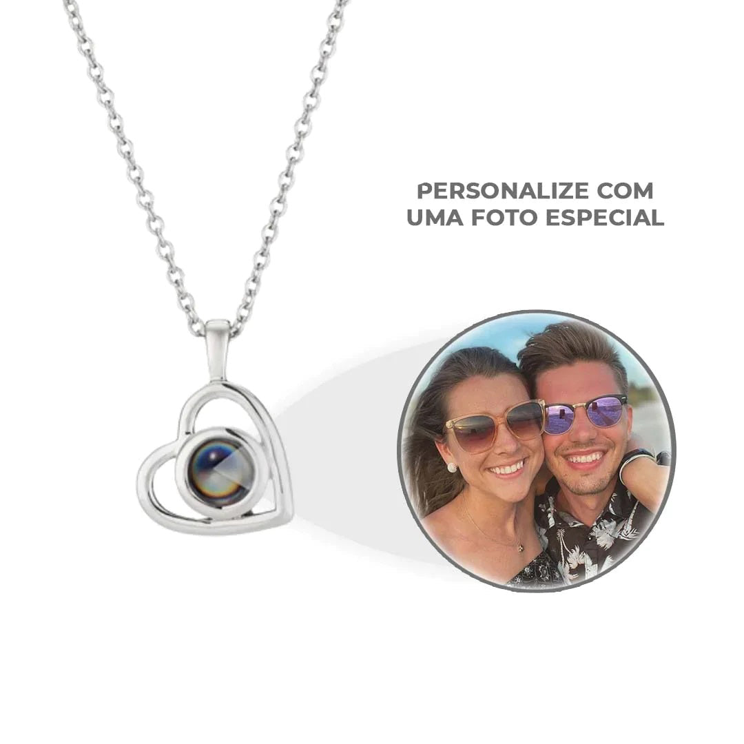 Colar Personalizado com Foto Amor Eterno Velavue